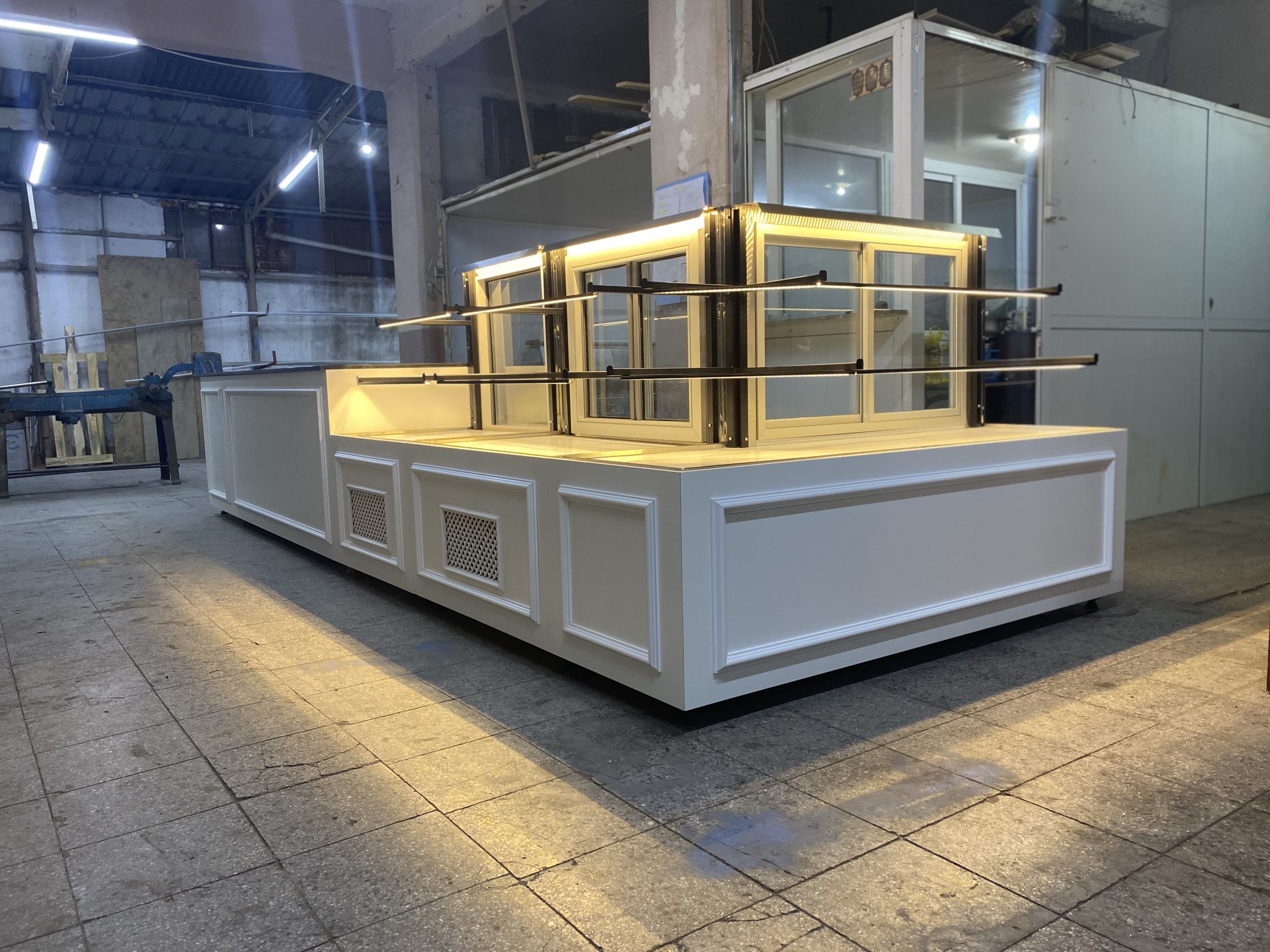 Pasta Teşhir Dolapları İmalat Resimleri